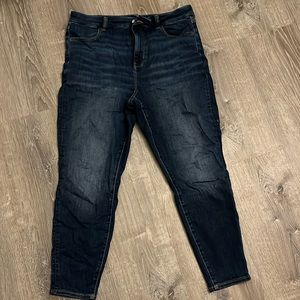 Skinny blue leggings size 16S